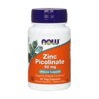 foto дієтична добавка мінерали в капсулах now foods zinc picolinate цинк піколінат, 50 мг, 60 шт
