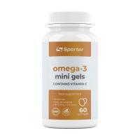 foto харчова добавка в капсулах sporter omega 3 plus vitamin e омега 3 плюс вітамін е, 60 шт