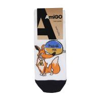 foto шкарпетки чоловiчi amigo короткі, рудий ліс, розмір 27