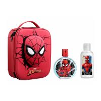 foto набір для хлопчиків air-val international spider-man zip case (гель для душу, 60 мл + туалетна вода, 100 мл + рюкзак)