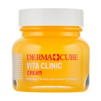 foto освітлювальний крем для обличчя farmstay derma cube vita clinic cream, 60 мл