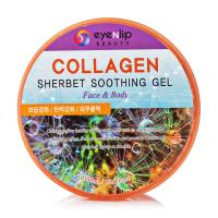 foto гель-шербет для обличчя та тіла eyenlip collagen sherbet soothing gel заспокійливий, із колагеном, 300 мл
