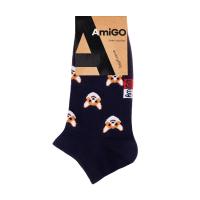 foto шкарпетки чоловічі amigo спорт, сині з коргі, розмір 27
