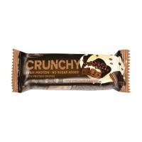 foto батончик з високим вмістом протеїну ironmaxx crunchy потрійний шоколад, 45 г