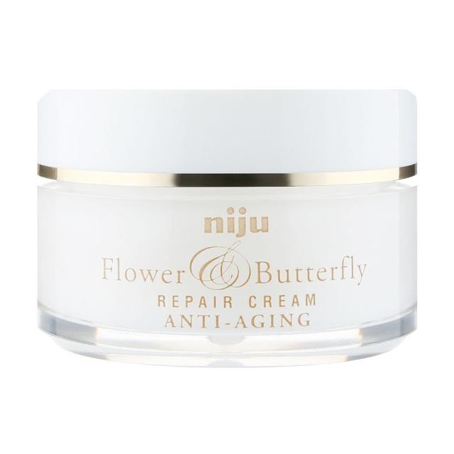 foto антивіковий крем для обличчя konad niju flower & butterfly repair cream  з аденозином і ніацинамідом, 50 мл