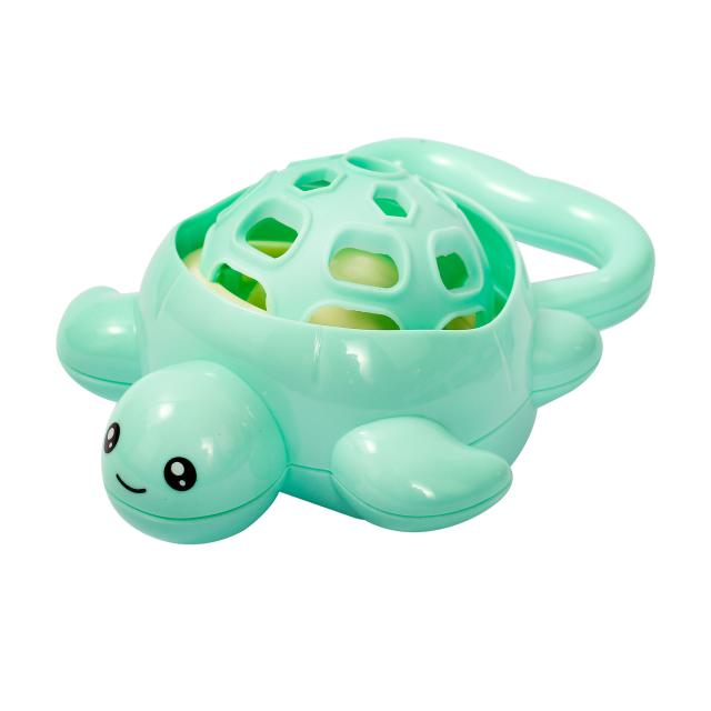foto дитяча іграшка-брязкальце lindo б 331 черепаха зелена