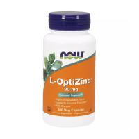 foto харчова добавка в капсулах now foods l-optizinc l-оптіцинк, 30 мг, 100 шт