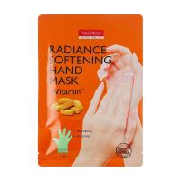 foto маска-рукавички для рук purederm radiance softening hand mask vitamin для пом'якшення та сяйва шкіри, 2*15 г