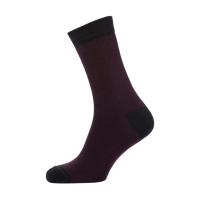foto шкарпетки чоловічі modna zona rt1311-002 смужки, високі, чорно-бордові, розмір 39-42