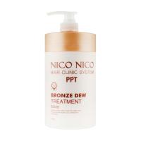 foto маска для волосся nico nico bronze dew treatment hair clinic system з бронзою, 1 л