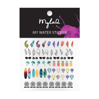 foto наліпки для нігтів mylaq my water stickers святковий день