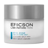 foto сироватка-еліксир для шкіри навколо очей у капсулах ericson laboratoire eye zone multi-care 360 elixir serum, 60 шт