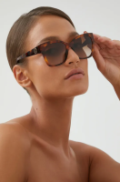 foto сонцезахисні окуляри burberry жіночі колір коричневий
