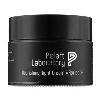 foto нічний зволожувальний крем для обличчя pelart laboratory nourishing night cream apricot, 50 мл
