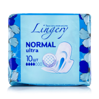 foto гігієнічні прокладки для критичних днів lingery normal ultra, 10 шт