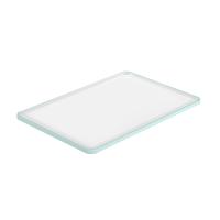 foto дошка кухонна ardesto fresh пластикова, біла з блакитним обідком, 205*290*7 мм (ar1401tp)
