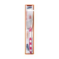 foto зубна щітка pasta del capitano family жорстка, рожева, 1 шт