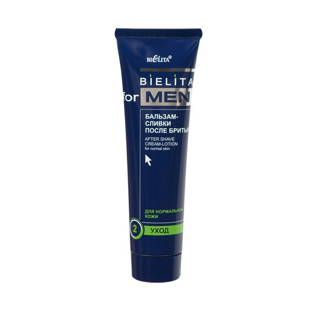 foto бальзам-вершки відновлюючі після гоління belita bielita for men для нормальної шкіри, 100мл