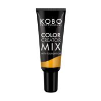 foto засіб для коригування відтінку тонального крему kobo professional color creator mix with foundation, 03 yellow base, 20 мл