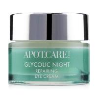 foto відновлювальний нічний крем для шкіри навколо очей apotcare glycolic night repairing eye cream, 15 мл