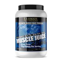 foto дієтична добавка гейнер в порошку ultimate nutrition muscle juice 2544 ваніль, 2.25 кг