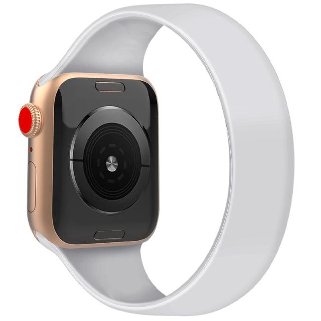 foto ремінець solo loop для apple watch (білий / white)
