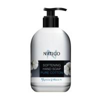 foto пом'якшувальне рідке мило для рук natigo softening hand soap чиста бавовна, 500 мл