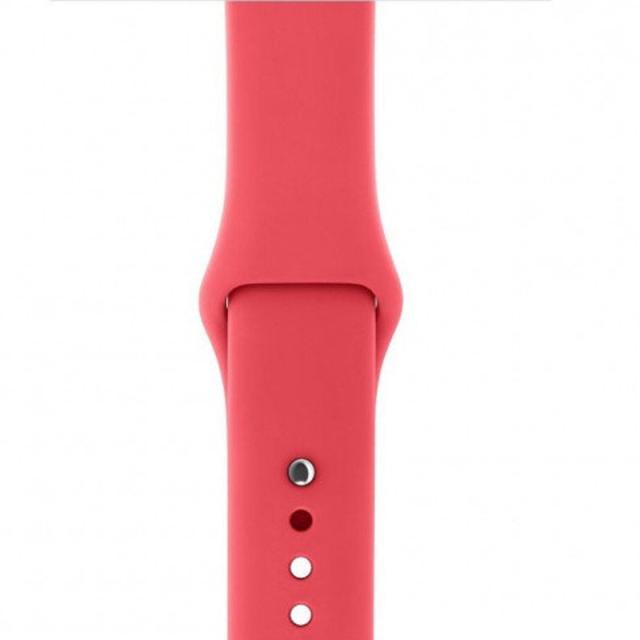 foto силиконовый ремешок для apple watch 38mm / 40mm (красный / rose red)