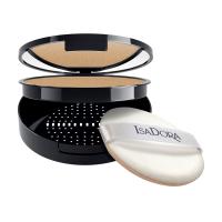 foto компактна крем-пудра для обличчя isadora nature enhanced flawless compact foundation 84 cream sand, 10 г