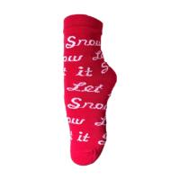 foto шкарпетки дитячі siela ks3 new year 2101, red, розмір 24-29