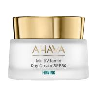 foto денний зміцнювальний крем для обличчя ahava firming multivitamin day cream, spf 30, 50 мл