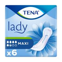 foto урологічні прокладки жіночі tena lady maxi, 6 шт