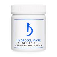 foto гідрогелева маска для обличчя kodi professional hydrogel mask secret of youth з гіалуроновою кислотою та екстрактом ікри, 100 г