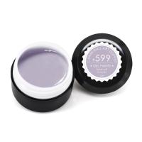 foto гель-фарба canni nail art output gel paints soak-off uv&led 599 світло-сіра, 5 мл