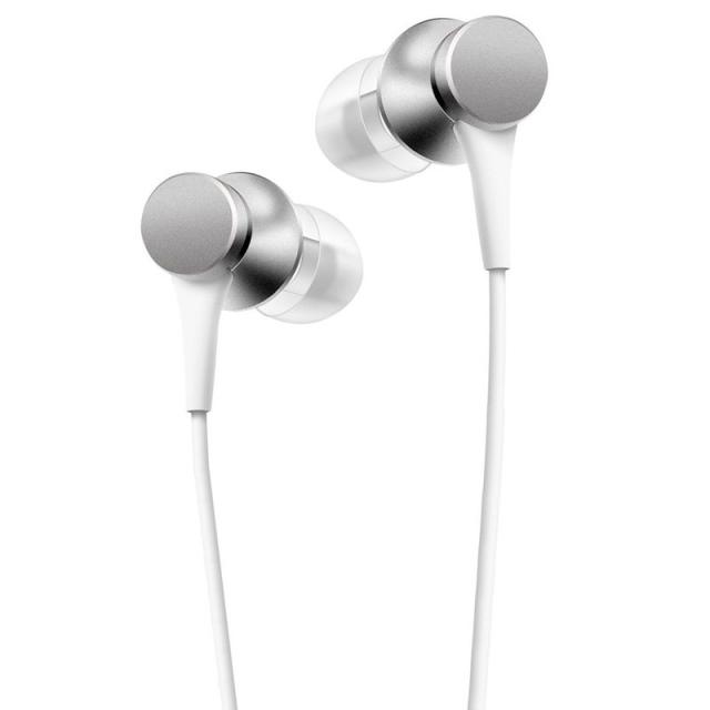 foto навушники xiaomi mi in-ear headphones piston fresh bloom (hsej03jy) (original) (срібний)