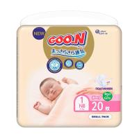 foto підгузки goo.n premium soft для новонароджених, розмір ss (2-5 кг), 20 шт