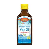 foto дієтична добавка дитяча в рідині carlson labs kid's the very finest fish oil риб'ячий жир, зі смаком лимону, 800 мг, 200 мл