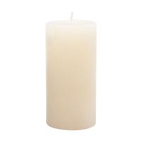 foto циліндрична свічка candlesense decor rustic молочно-біла, діаметр 6 см, висота 12 см
