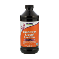 foto дієтична добавка амінокислота now foods sunflower liquid lecithin соняшниковий лецитин рідкий, 473 мл