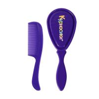 foto щітка для волосся з гребінцем курносики фіолетова (7070 фіол)