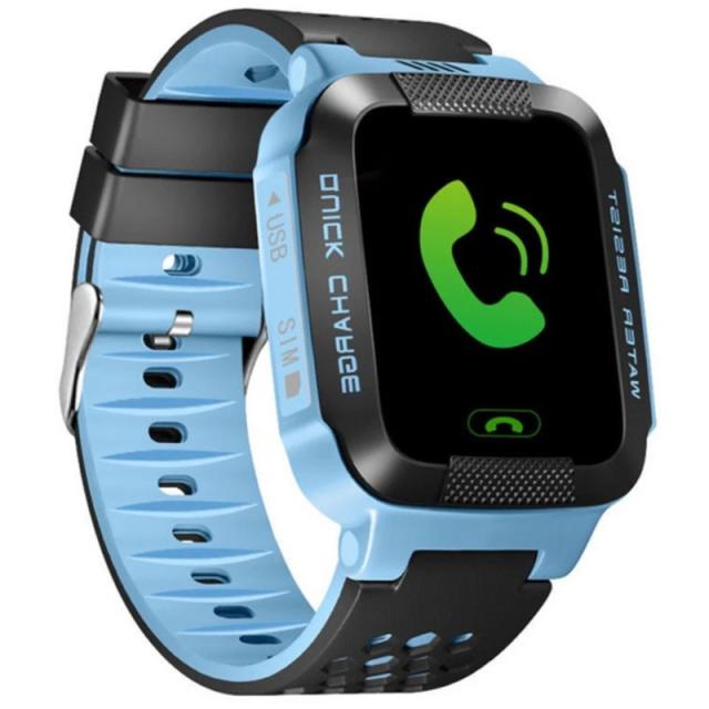 foto дитячий cмарт-годинник з gps kids smart watch (блакитний)
