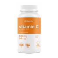 foto харчова добавка в капсулах sporter vitamin c + echinacea вітамін с + ехінацея, 500/50 мг, 60 шт