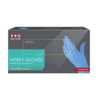 foto нітрилові рукавички pro service standard сині, розмір s, 100 шт