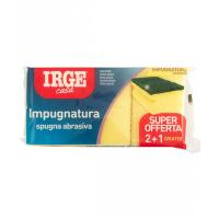 foto кухонні губки irge sbrigo жовті, 9*6.5*4 см, 3 шт