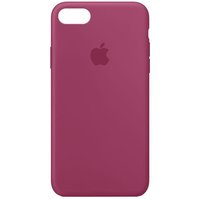 foto чохол silicone case full protective (aa) для apple iphone 7 (4.7'') (малиновий / pomegranate)
