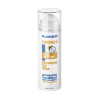 foto зволожувальний сонцезахисний крем для обличчя mr.scrubber sunscreen moisturizing face cream spf 30 з олією кісточок малини, 50 мл