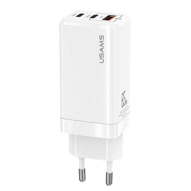 foto мзп usams cc110 gan mini fast charger euдля зарядные устройства (білий)