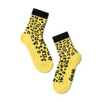 foto шкарпетки дитячі conte kids sof-tiki 7с-46сп-225 махрові, жовтий, розмір 18