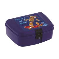 foto дитячий контейнер для зберігання їжі herevin what`s up ланчбокс темно-фіолетовий, 7*12*17 (161279-004)