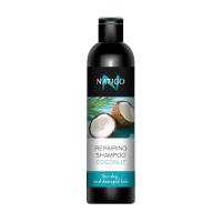 foto відновлювальний шампунь natigo repairing shampoo для сухого та пошкодженого волосся, з кокосом, 100 мл